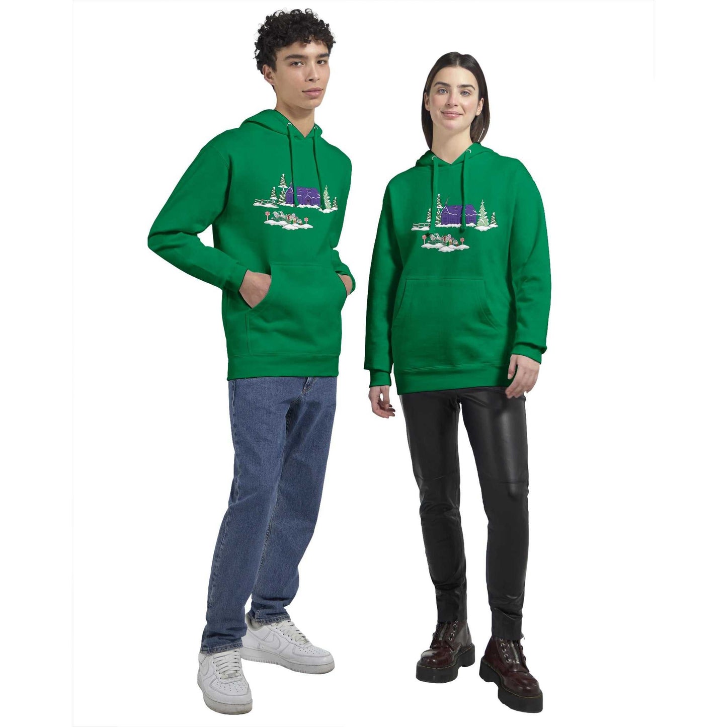 Premium Unisex Pullover Hoodie - A true Christmas theme