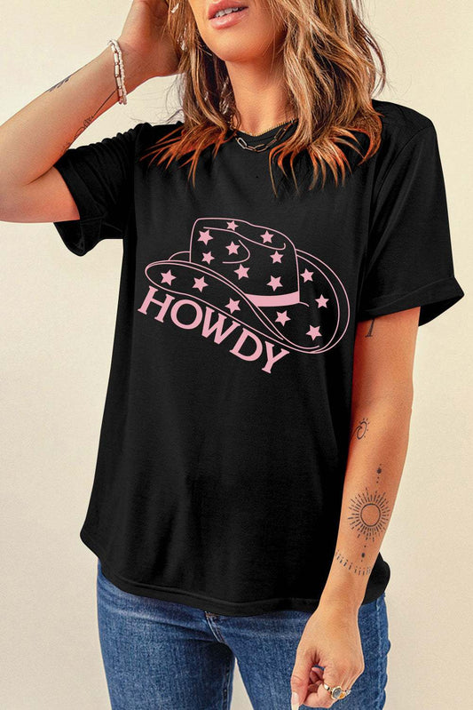 HOWDY Round Neck Short Sleeve