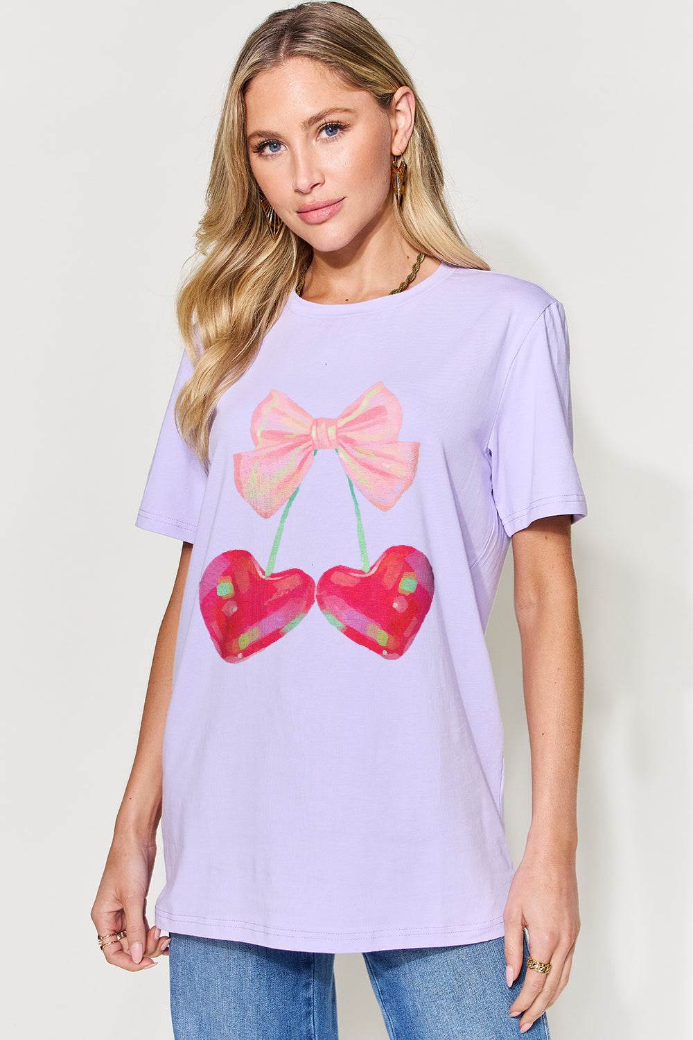 Simply Love Full Size Graphic Round Neck Short Sleeve