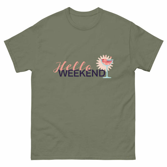 Men's classic tee - Hello Weekend