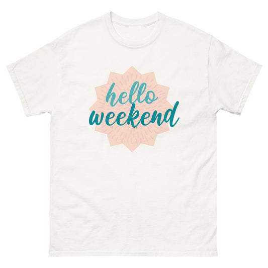 Men's classic tee - Hello Weekend