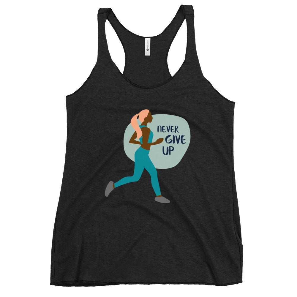 Racerback Tank - Women's Never Give Up