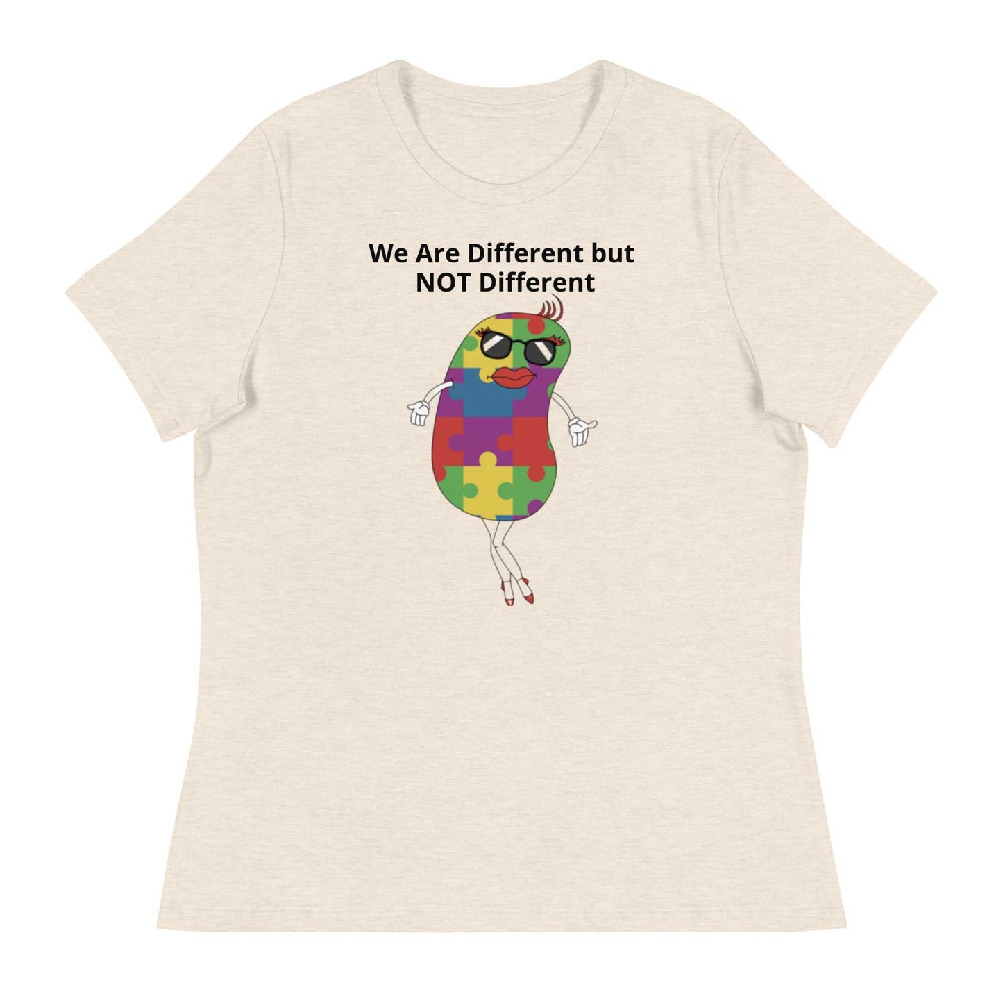 Women's Relaxed T-Shirt - We Are Different But NOT Different