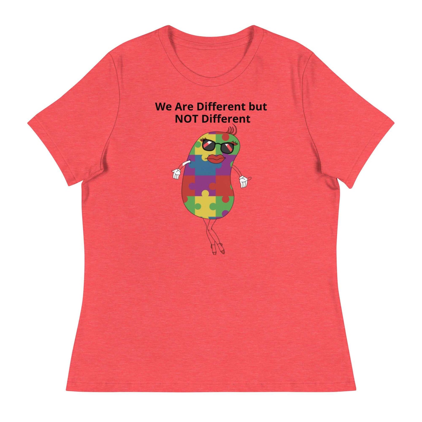 Women's Relaxed T-Shirt - We Are Different But NOT Different