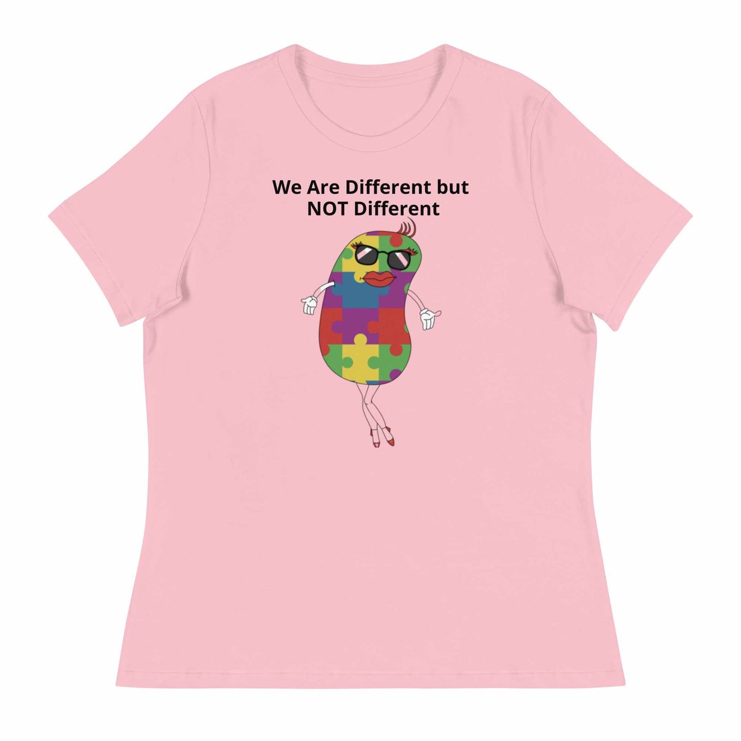 Women's Relaxed T-Shirt - We Are Different But NOT Different