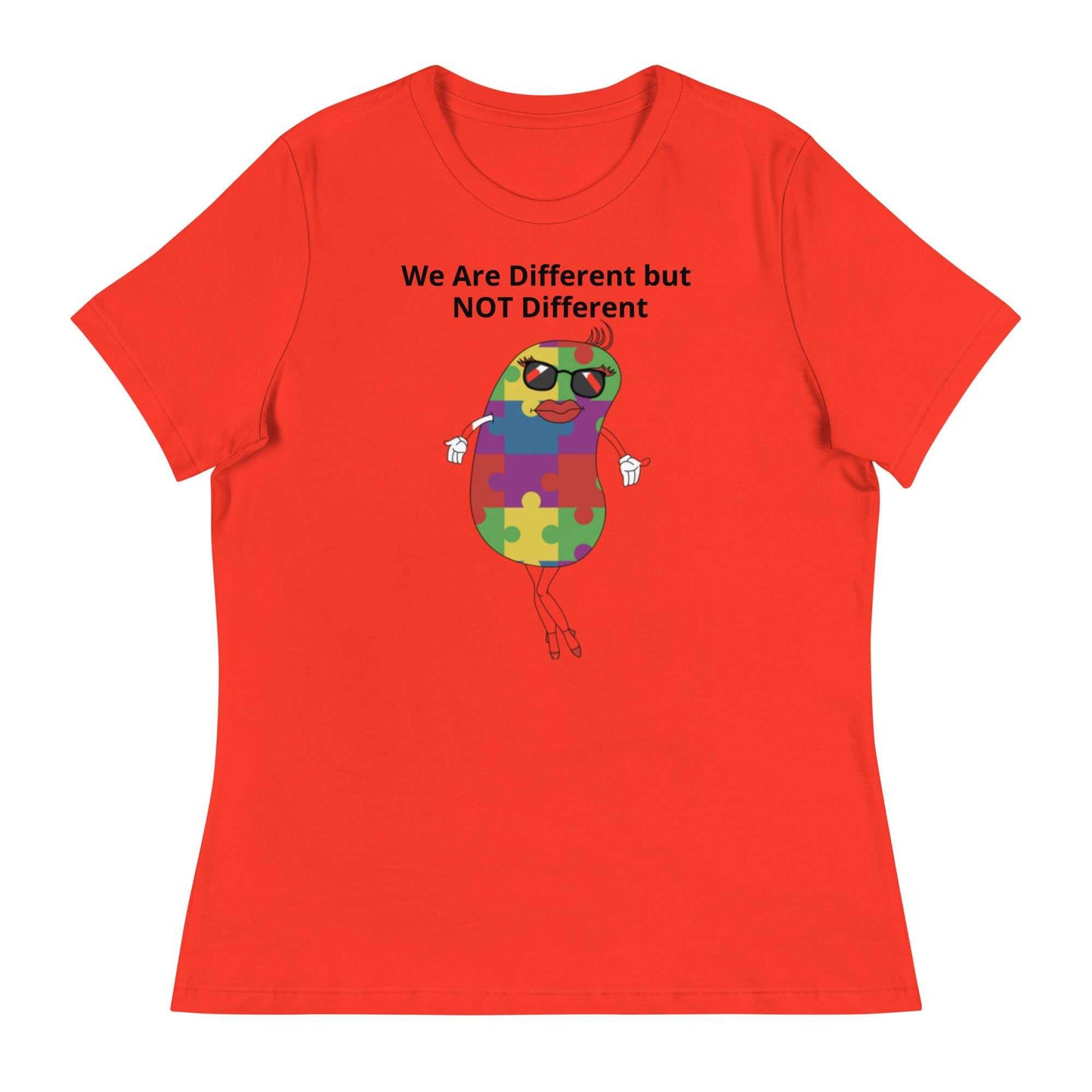 Women's Relaxed T-Shirt - We Are Different But NOT Different