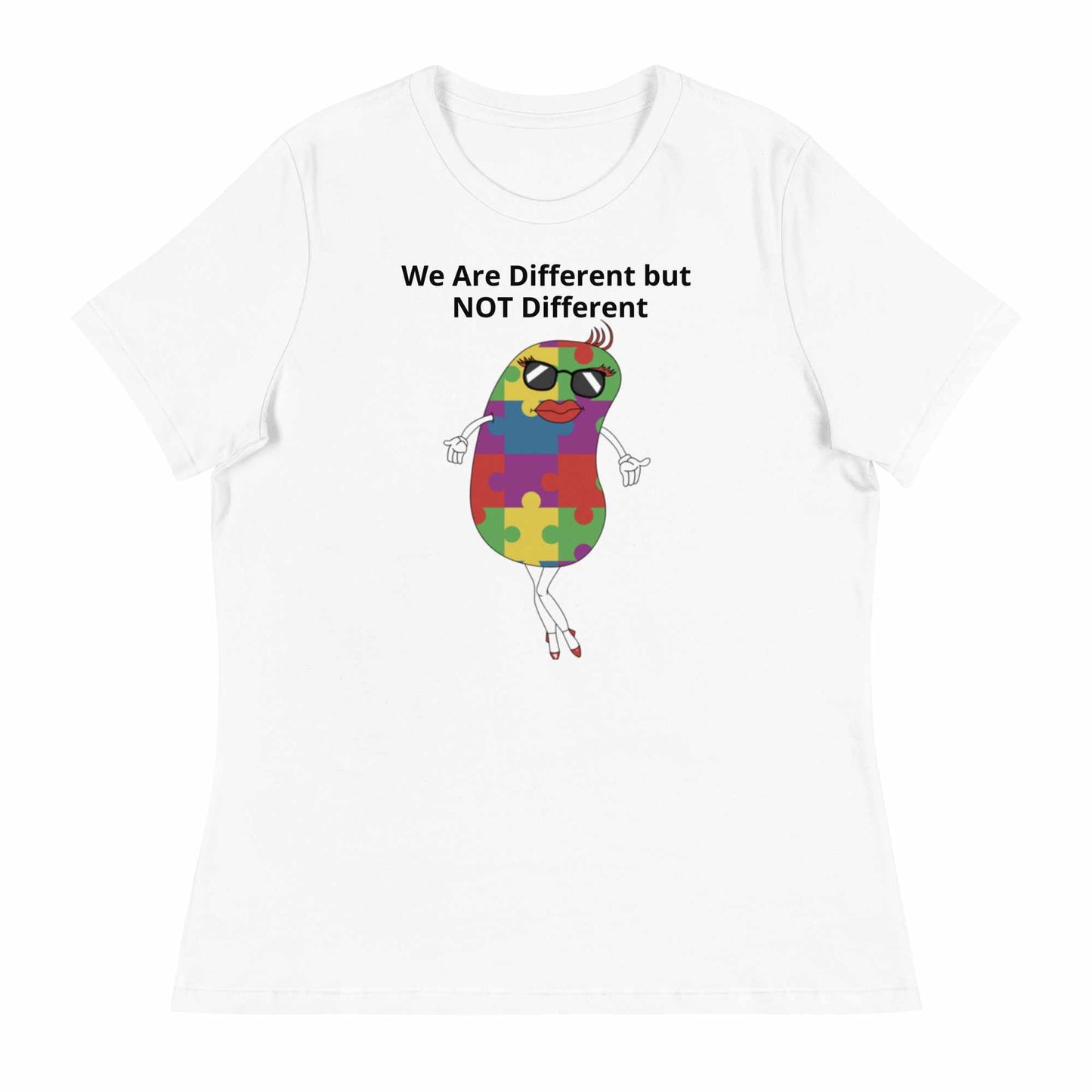 Women's Relaxed T-Shirt - We Are Different But NOT Different